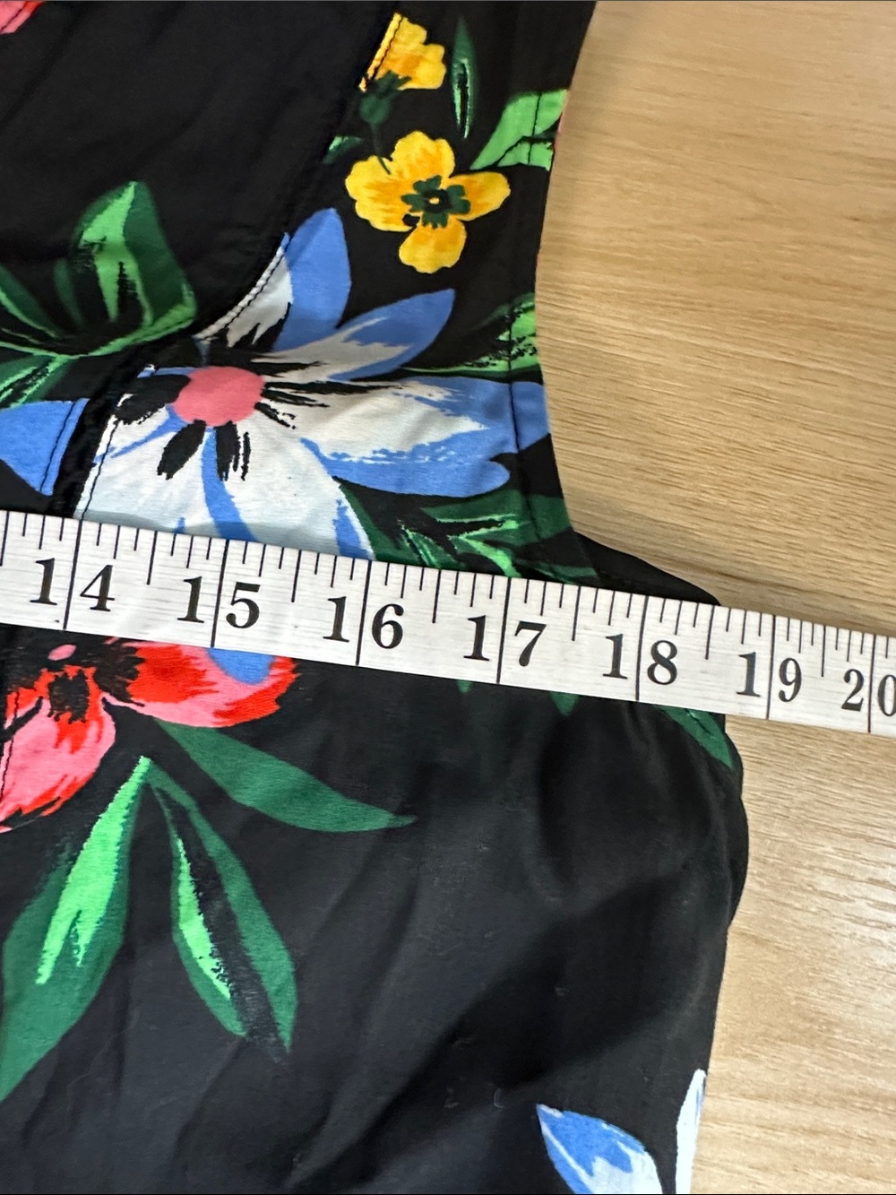 OLD NAVY Black Floral Sleeveless Dress - Picture 10 of 11